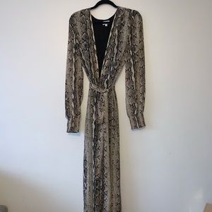 LPA Jumpsuit 655 in Tan Snake